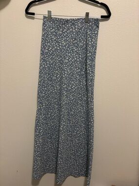 Altar’d State Amora Blue floral skirt